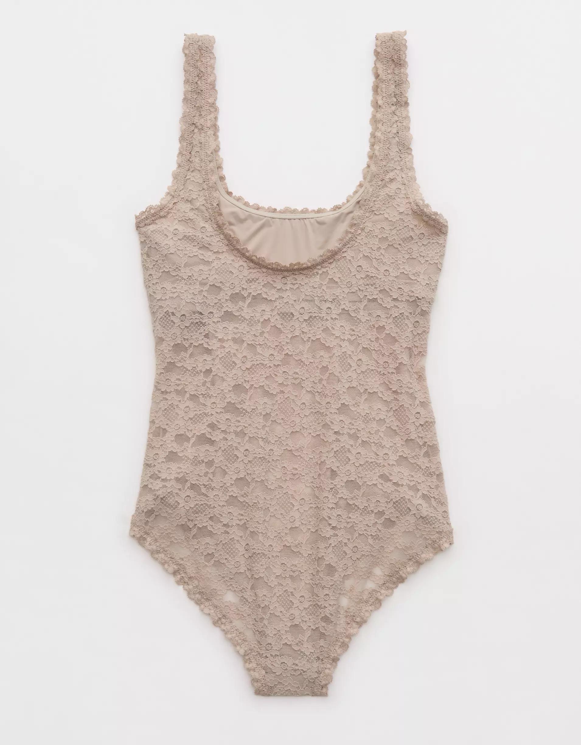 Show Off Vintage Lace Scoop Bodysuit Product Image