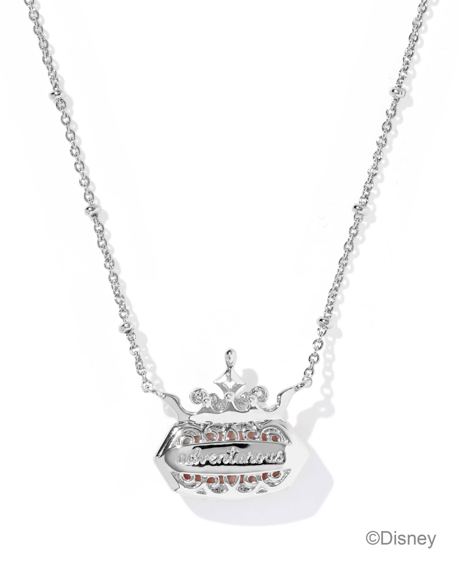 Disney | Kendra Scott Elisa Princess Silver Short Pendant Necklace Product Image