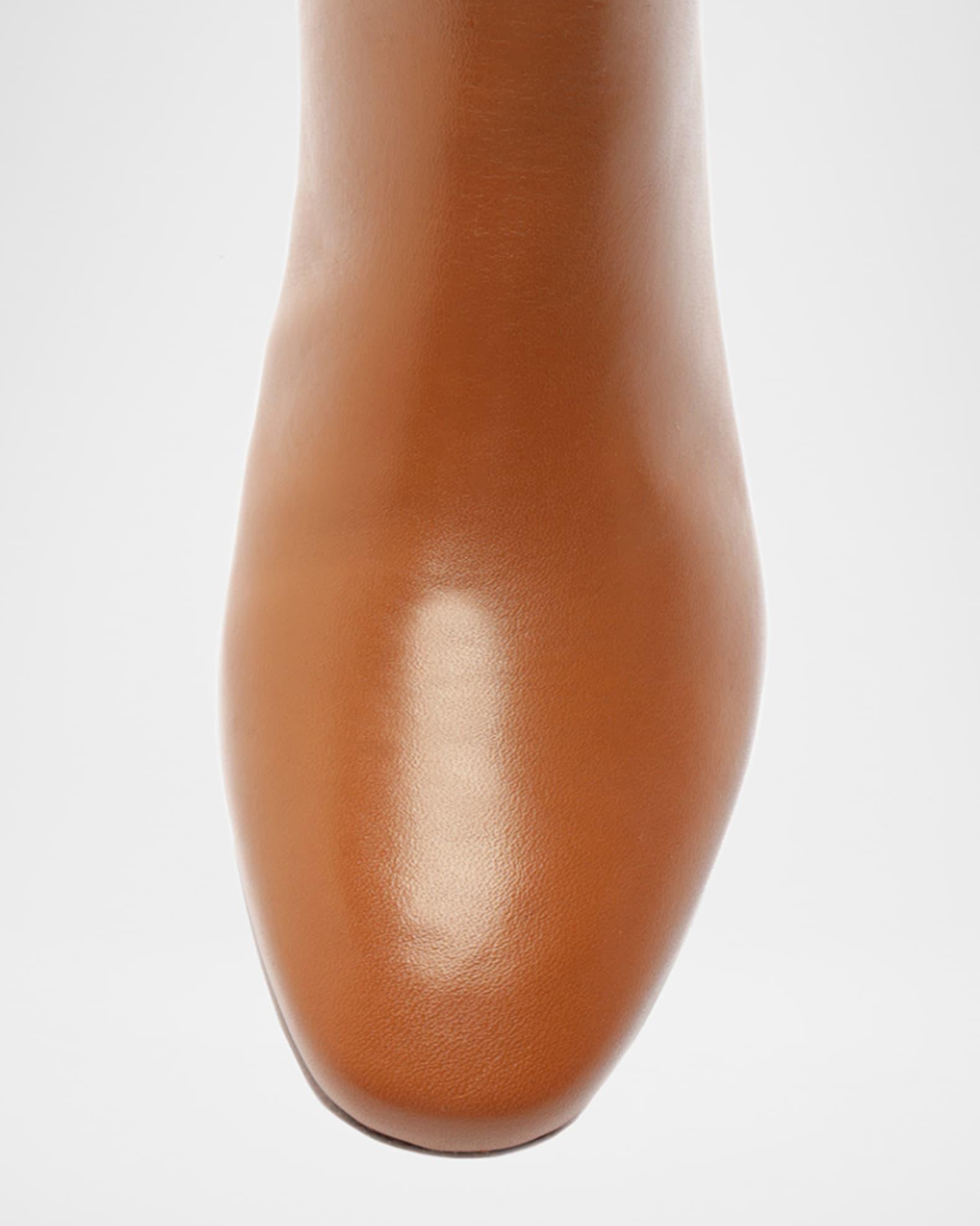 Candance Leather Buckle Ankle Booties Product Image