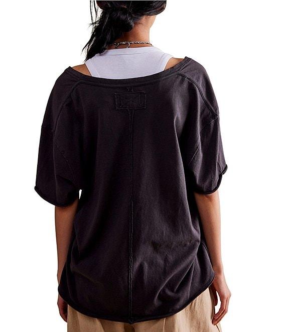 Free People Nina V-Neck Short Sleeve Tee Product Image