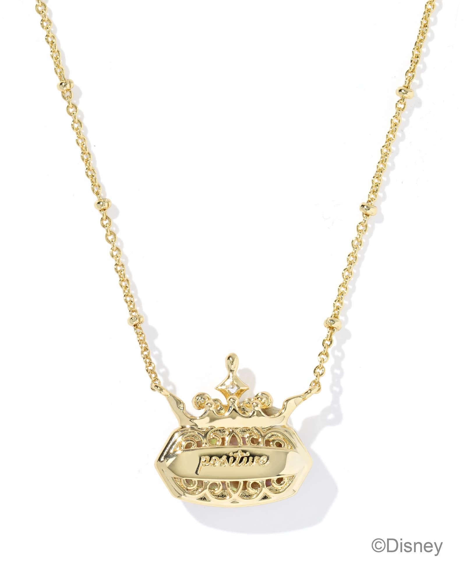 Disney | Kendra Scott Elisa Princess Gold Short Pendant Necklace Product Image