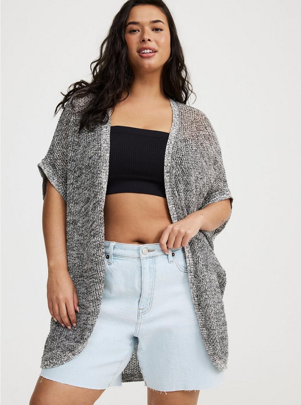 Open Knit Cocoon Cardigan Product Image