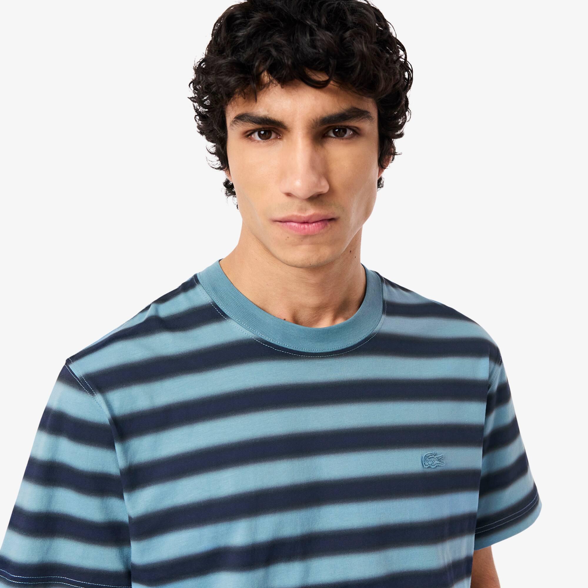 Stripe Print Jersey T-shirt Product Image