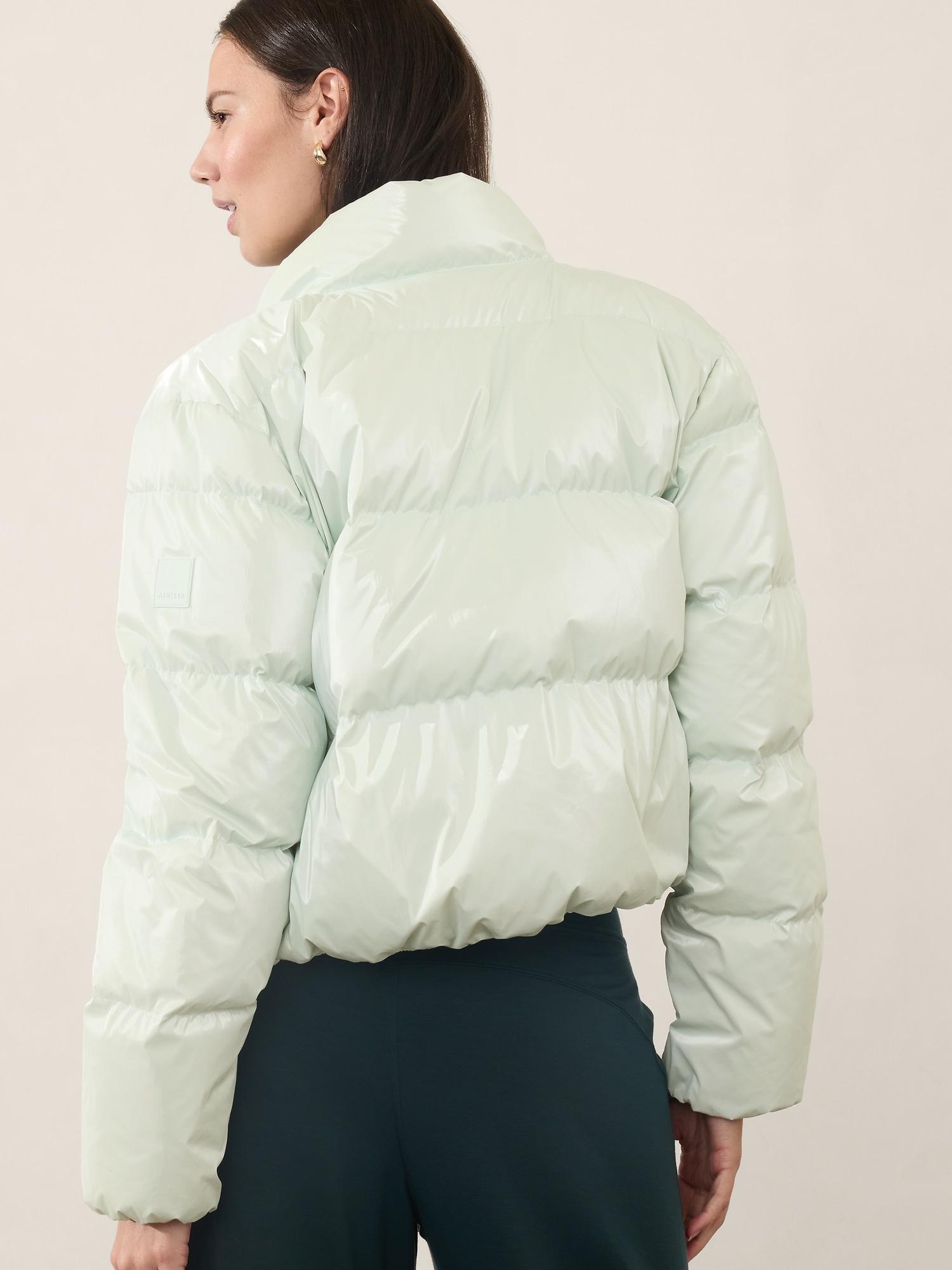 Summit Cropped Shine Puffer Product Image