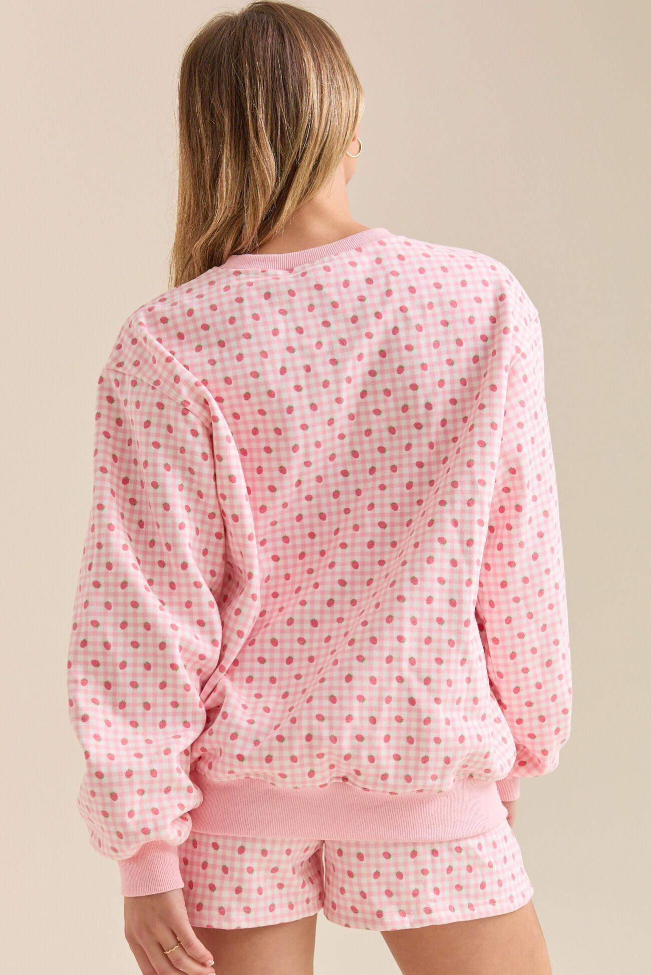 Strawberry Fleece Crewneck Product Image