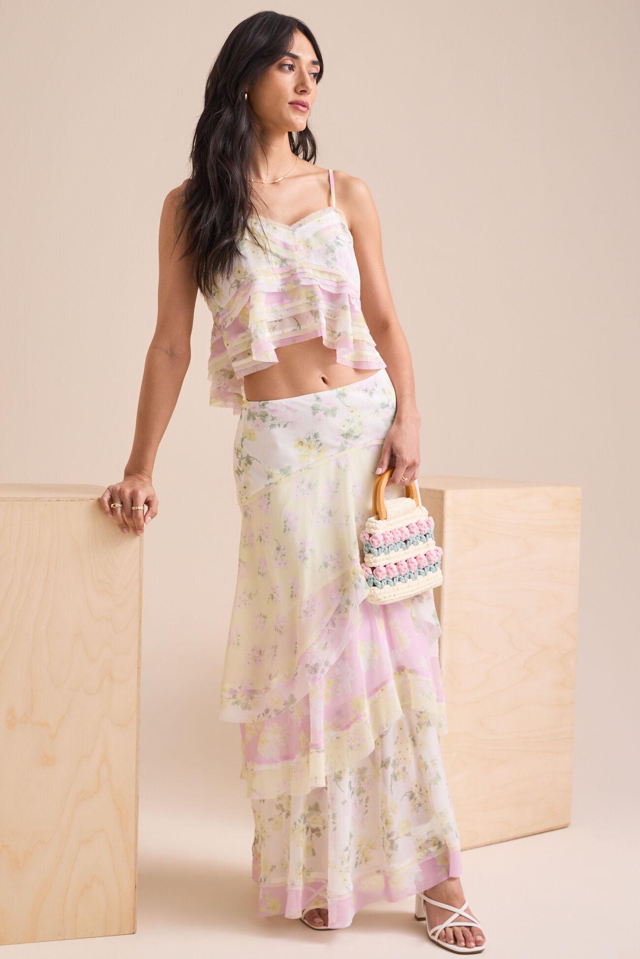 Bellani Floral Ruffle Top Product Image