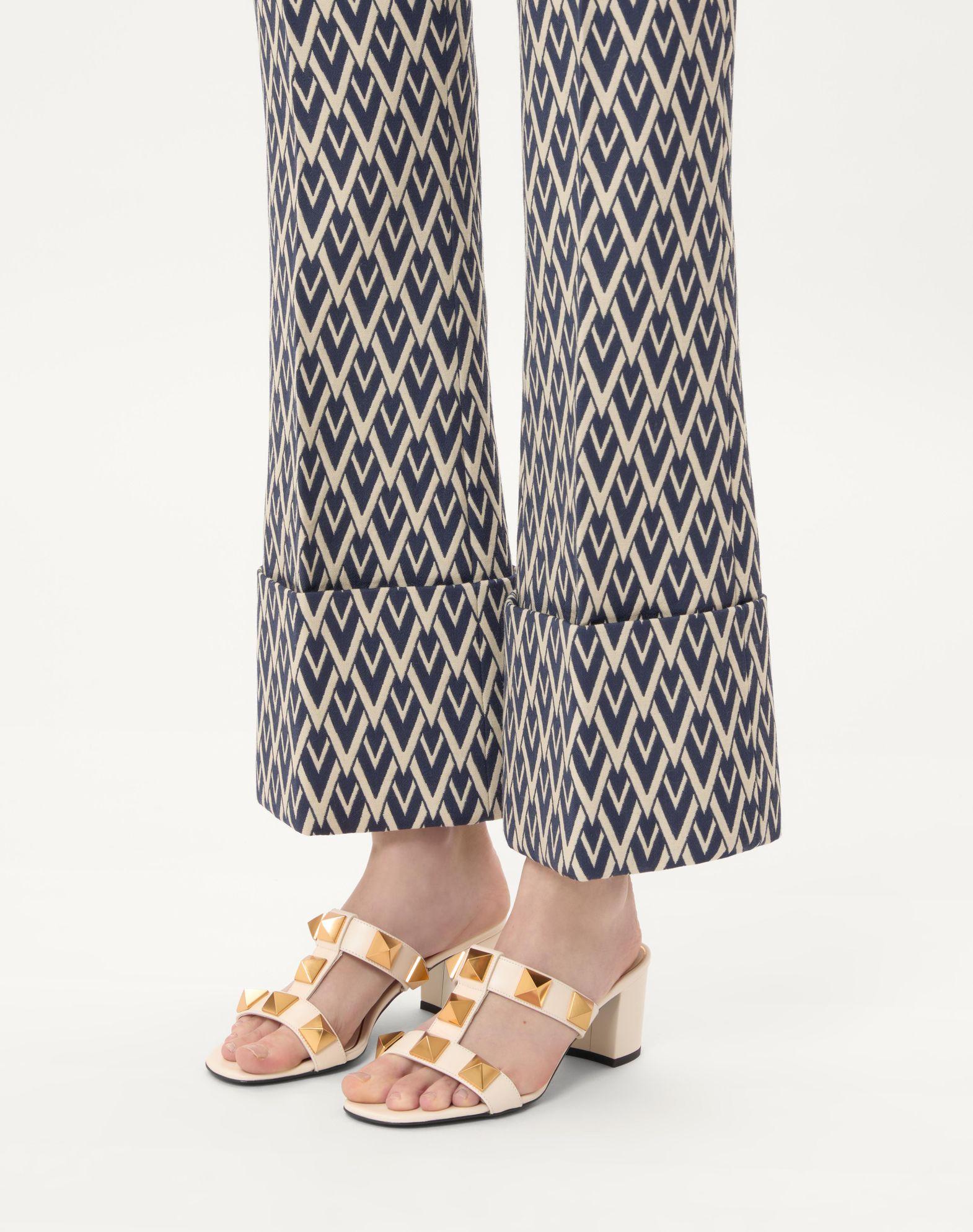 Roman Stud Calfskin Slide Sandal 60 Mm Product Image