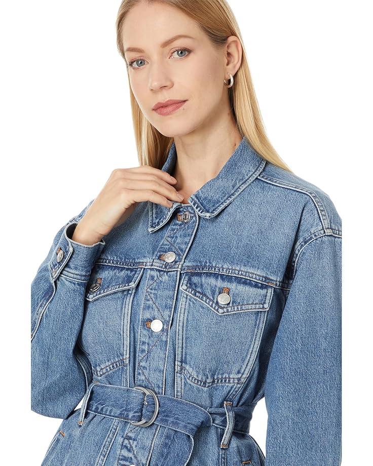 Collarless Trucker In Bouvier Wash Product Image