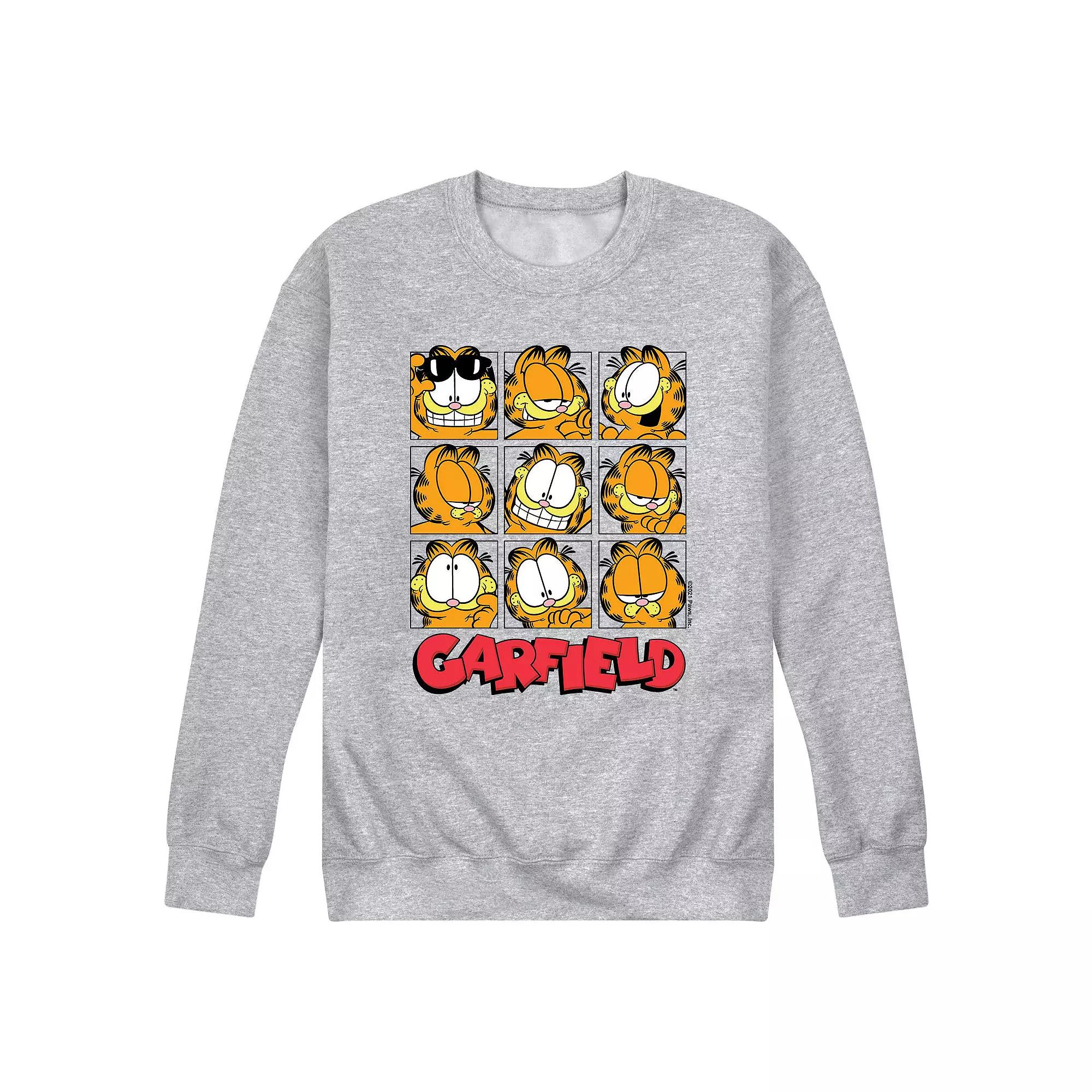 Men's Garfield Different Moods Sweatshirt,  Product Image