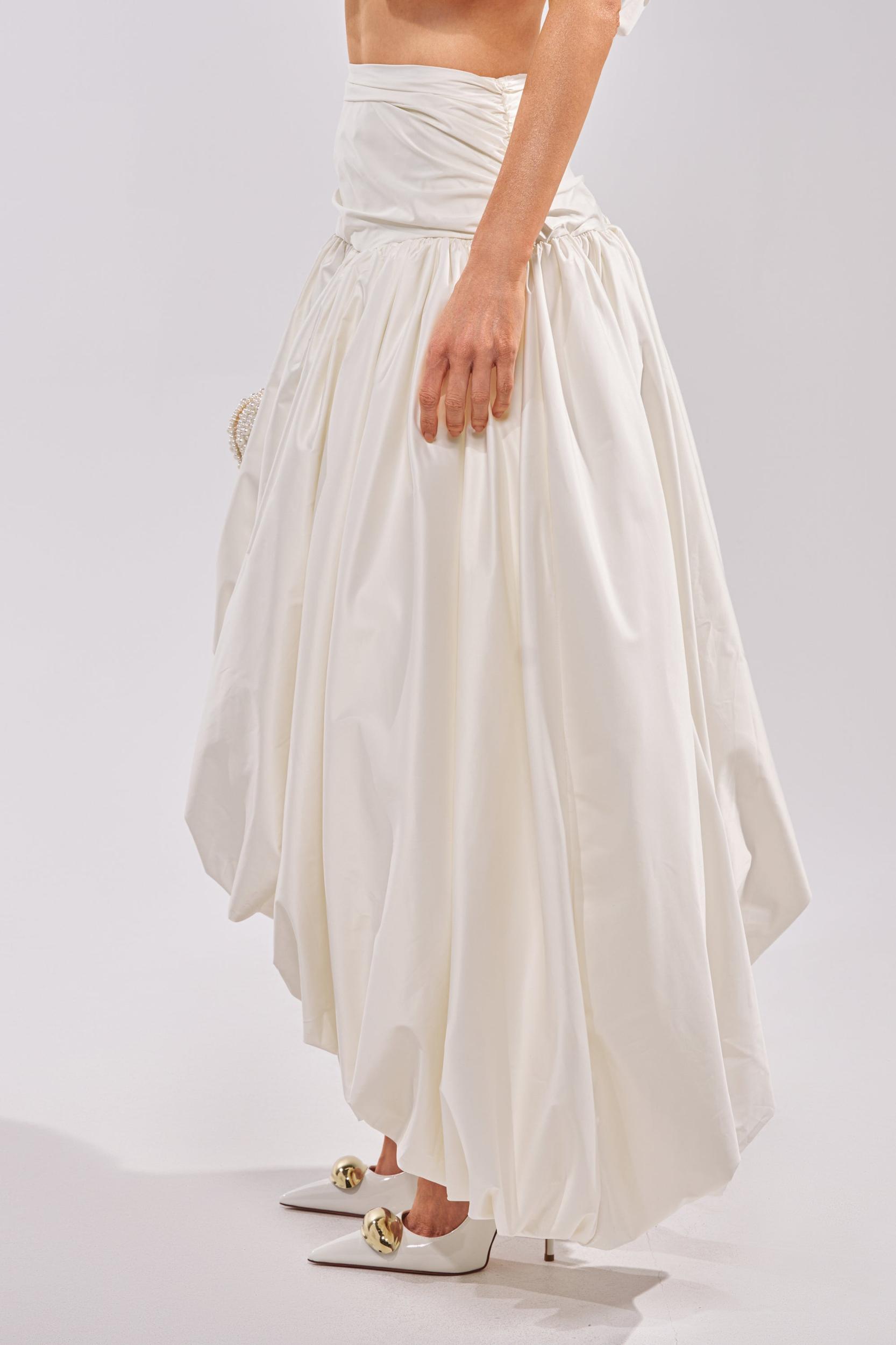 HEAD IN THE CLOUDS HIGH LOW SKIRT Product Image