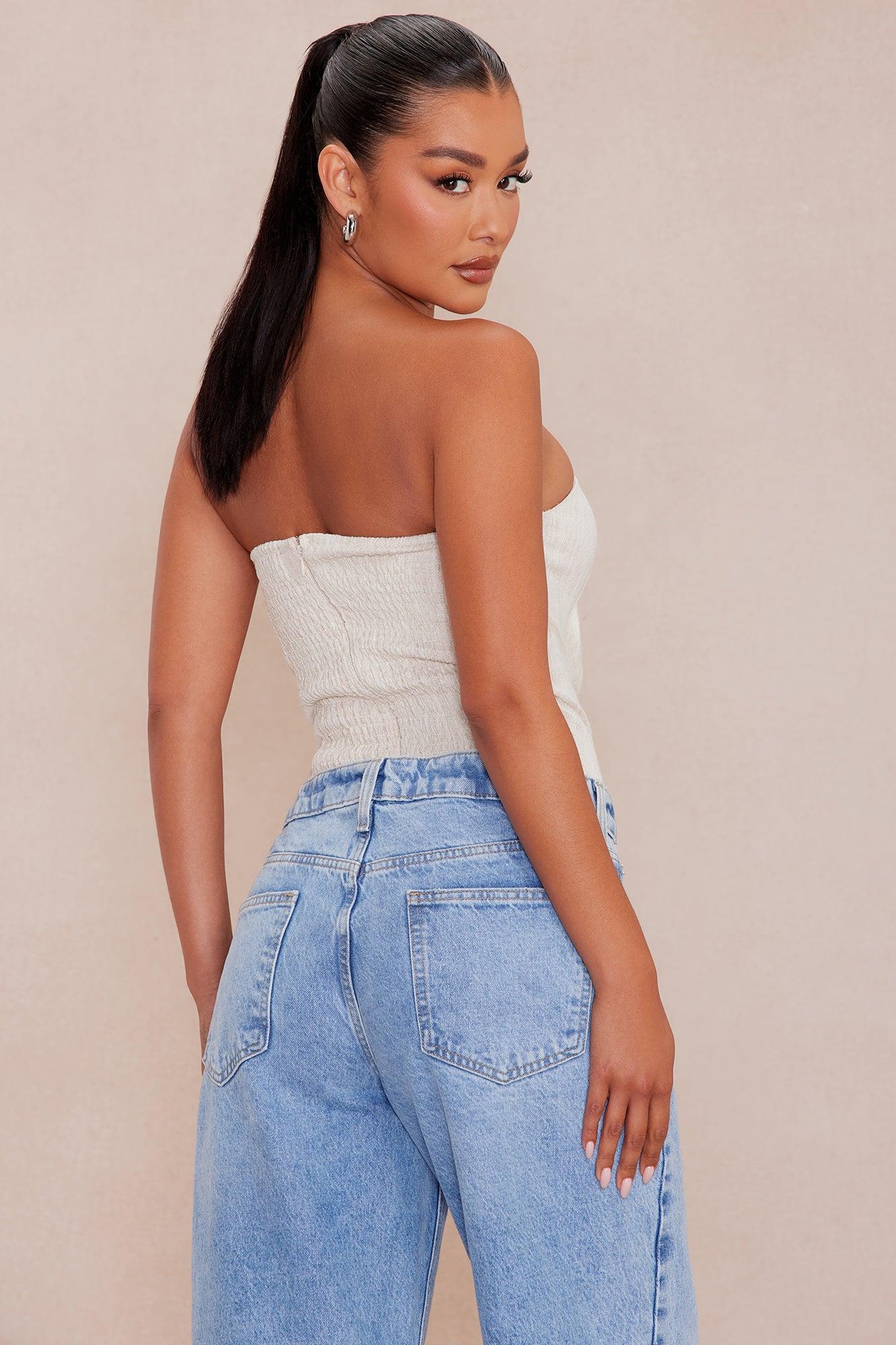 Lori Rose Bodysuit - Tan Product Image