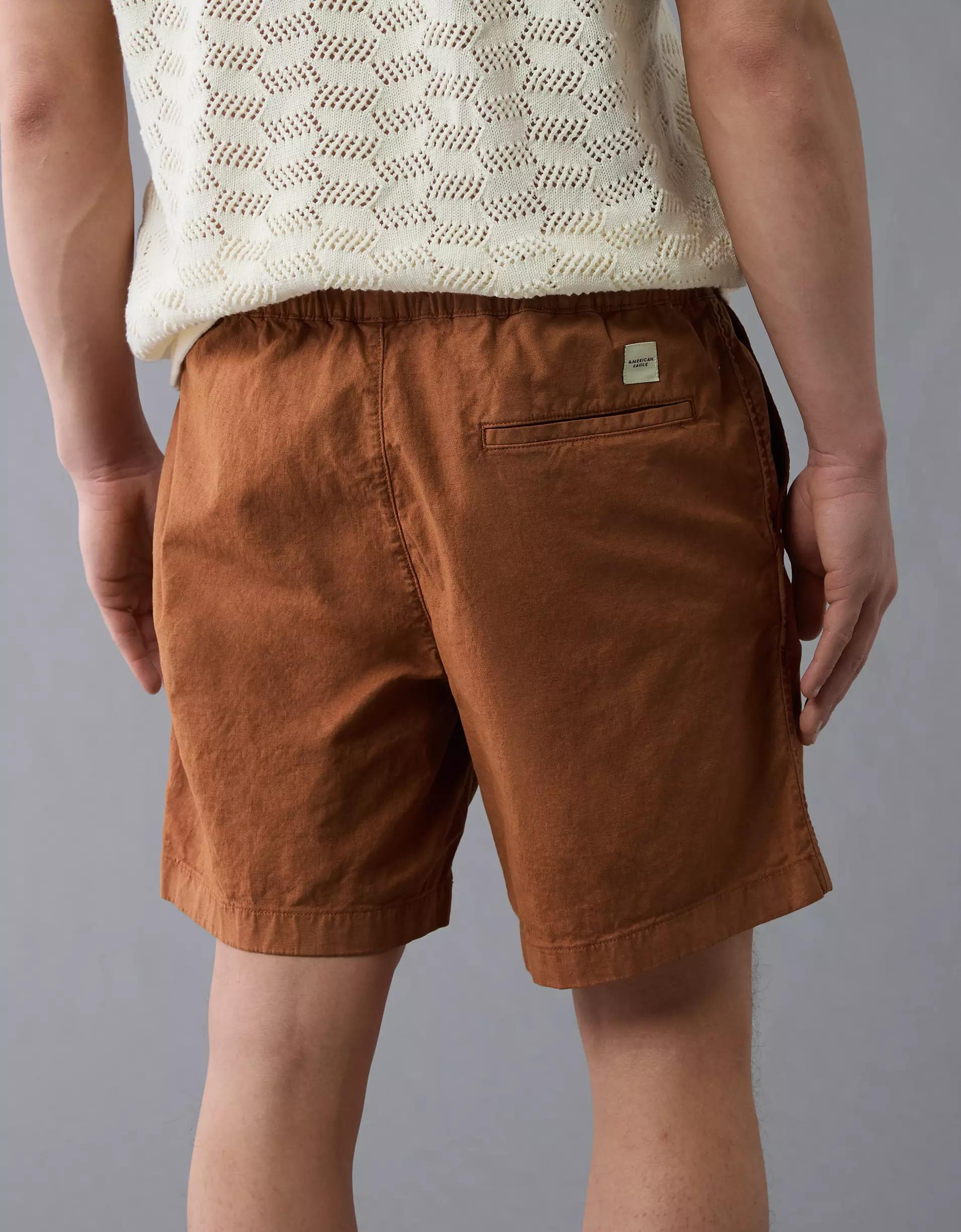 AE 7" Flex Linen-Blend Trekker Short Product Image