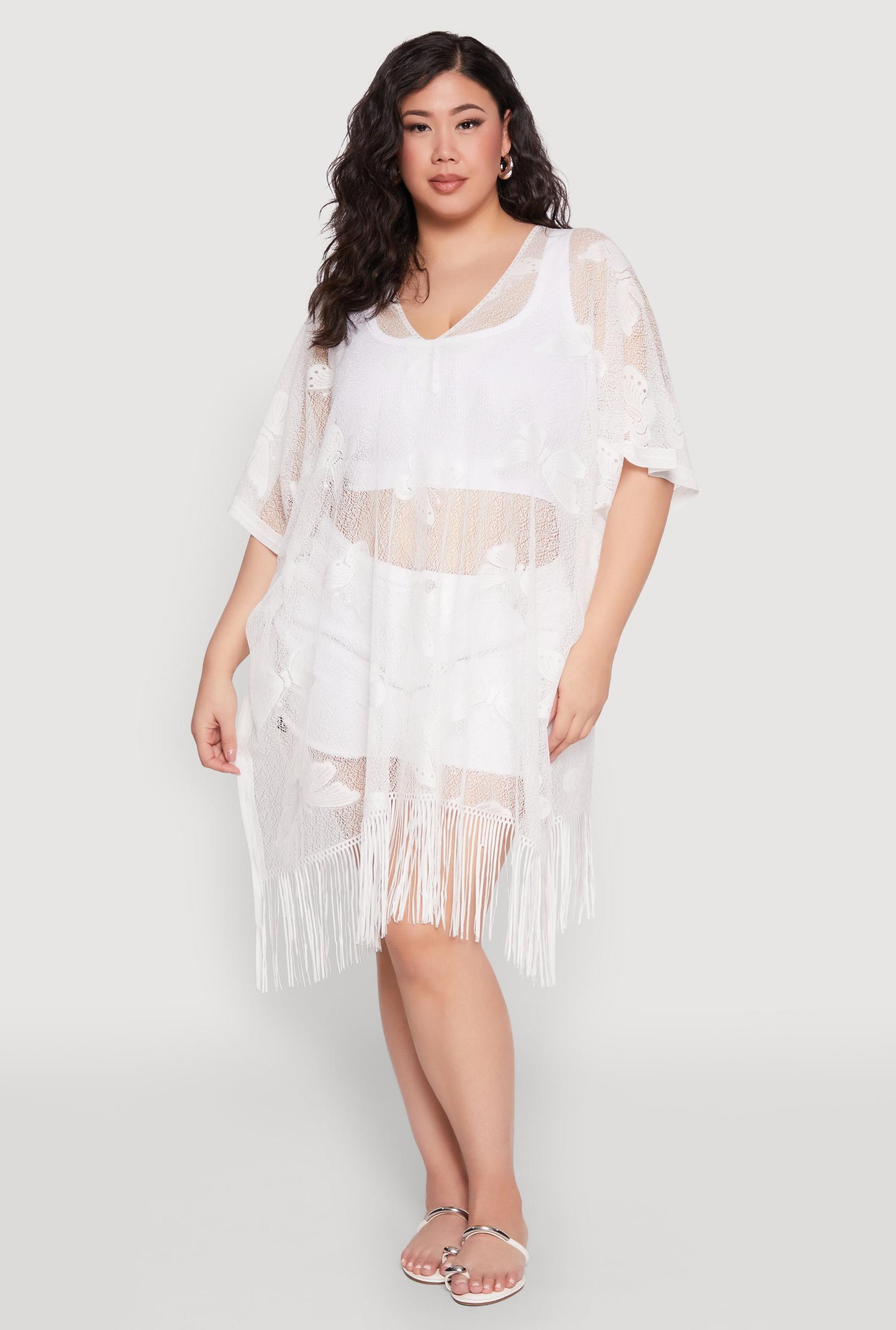 Butterfly Fringe Swim Cover Up Female Product Image