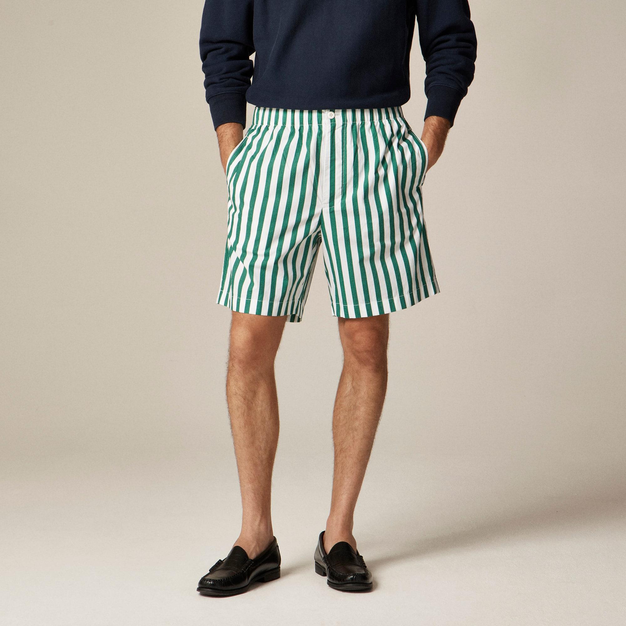 8" Relaxed cotton poplin short Product Image