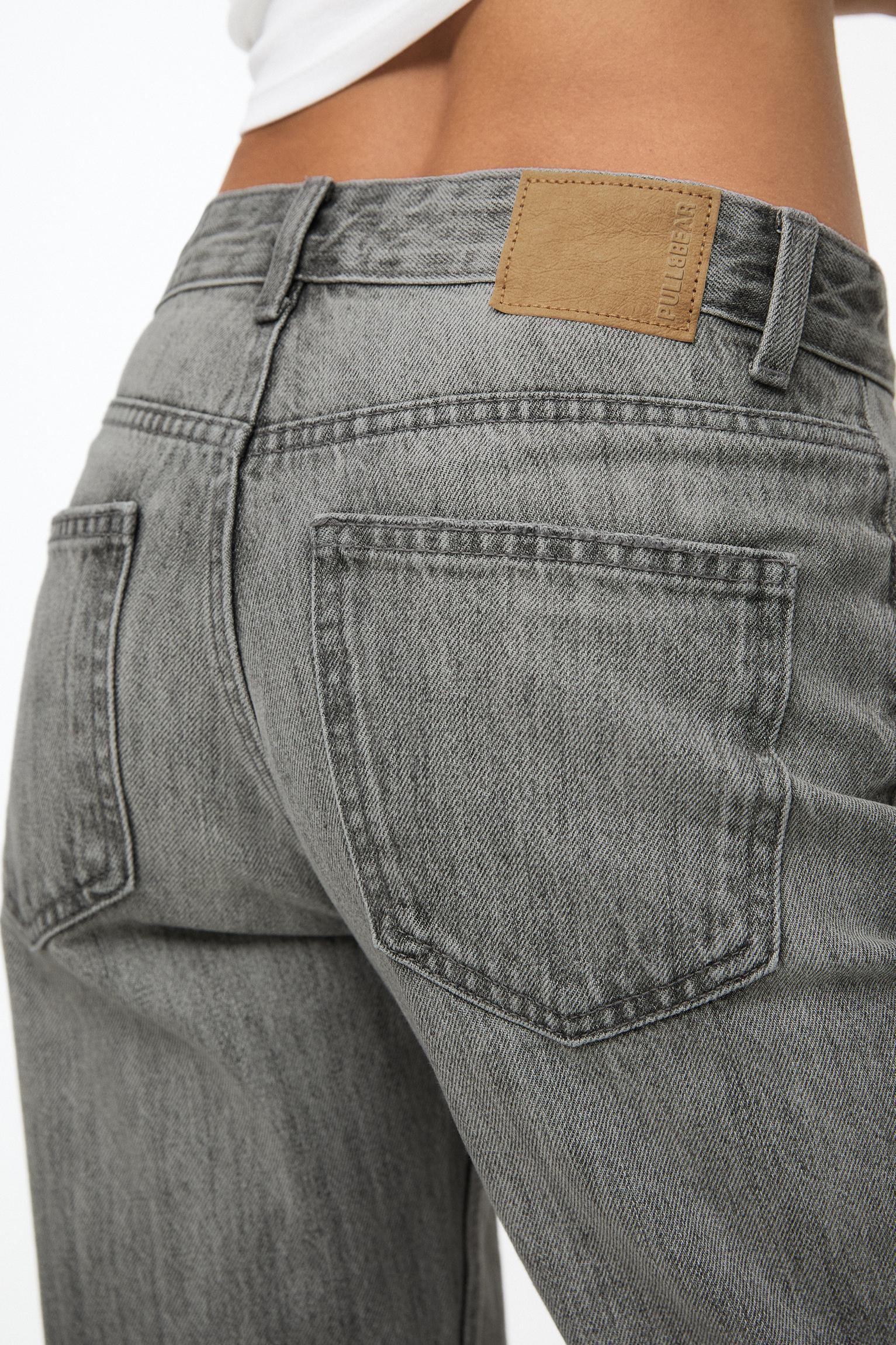 Mid-rise straight-leg jeans Product Image