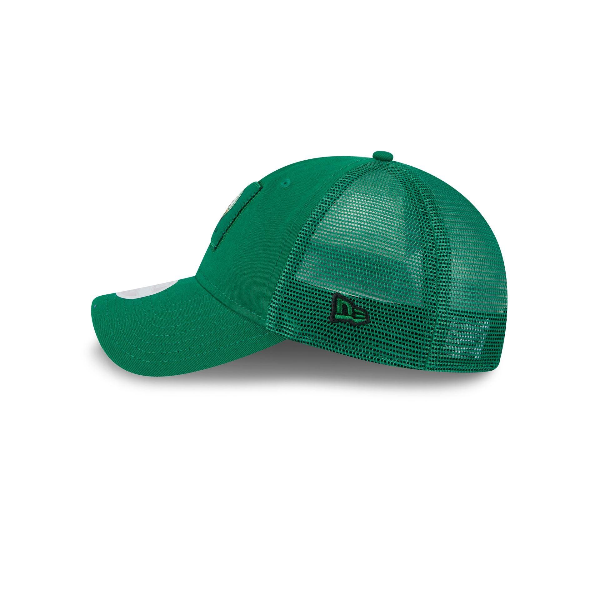 Boston Celtics Women's Square Stitch 9TWENTY Trucker Hat Female Product Image