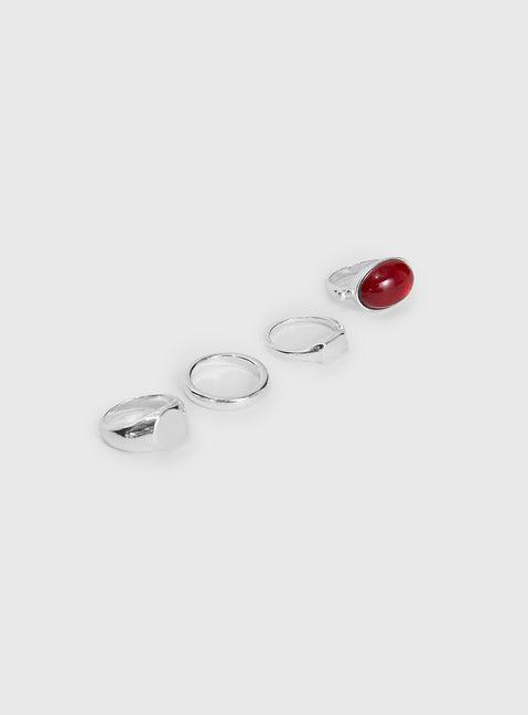 Romona Ring Set Silver Product Image
