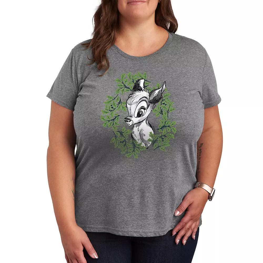 Disney's Bambi Plus Wreath Graphic Tee, Women's,  Product Image