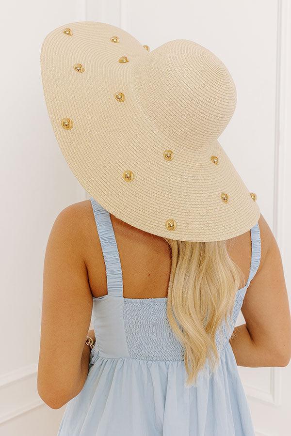 Sunny Horizon Raffia Woven Sun Hat in Natural Product Image