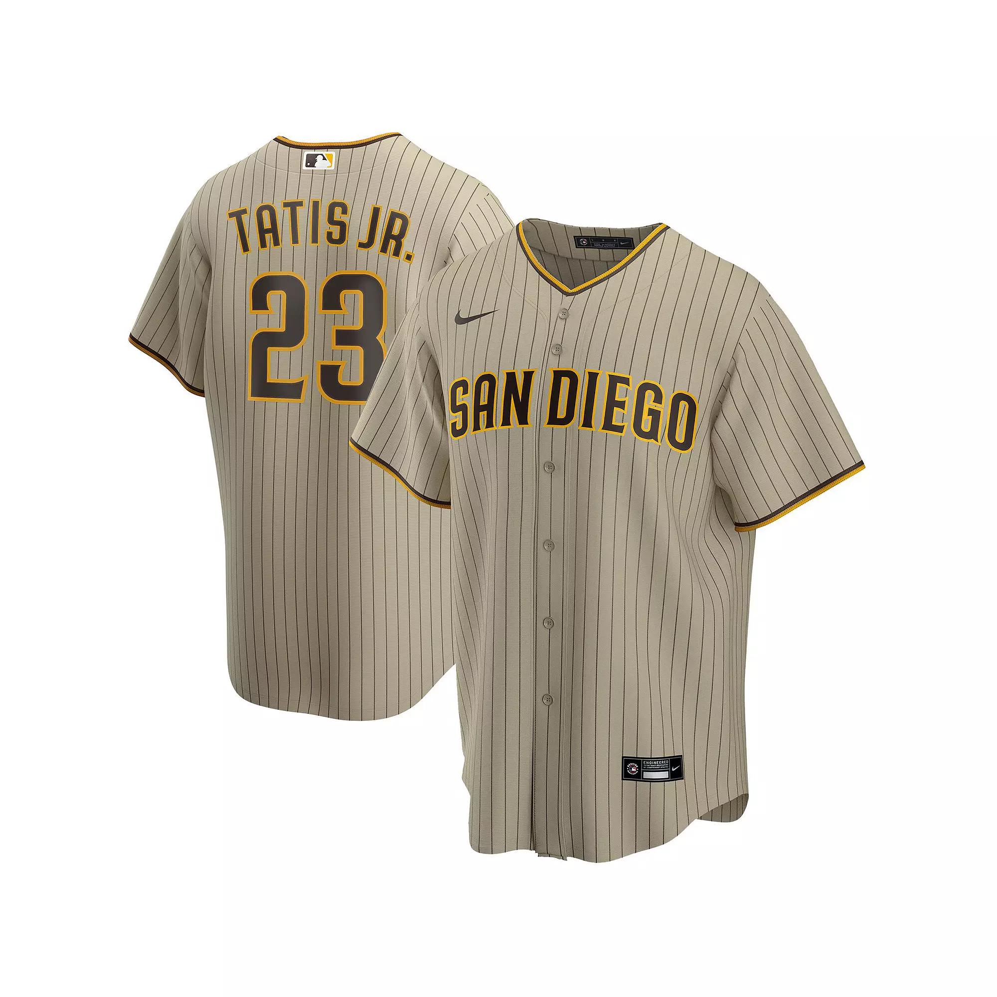 Men's Nike Fernando Tatis Jr. Tan San Diego Padres Alternate Replica Player Jersey,  Product Image