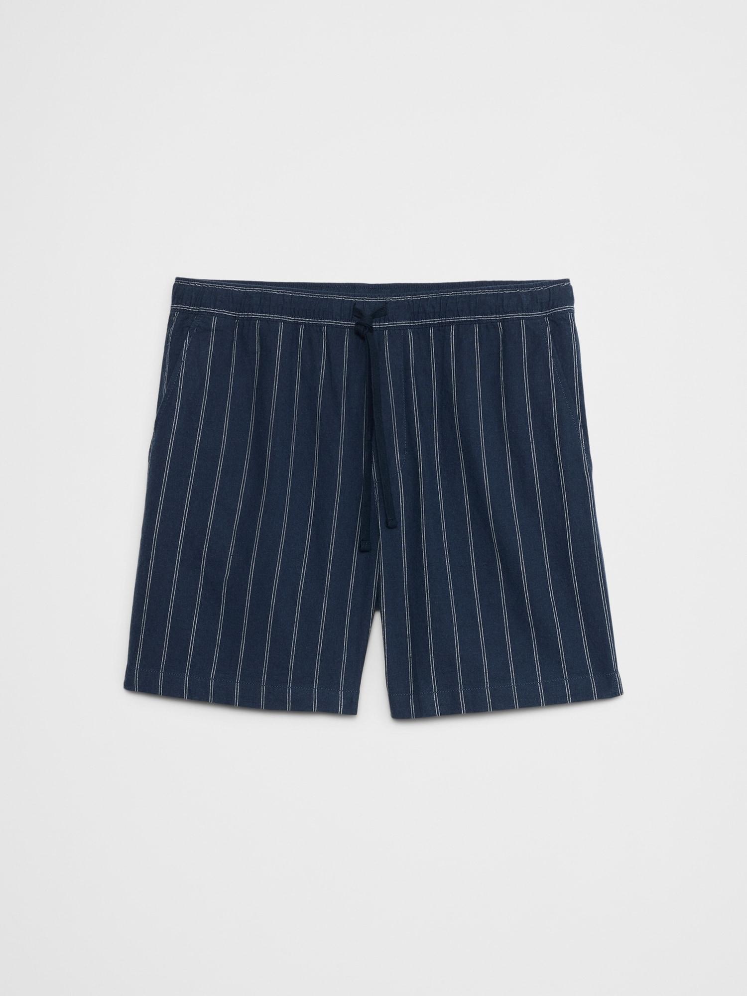 7" Linen-Blend Deck Short Product Image