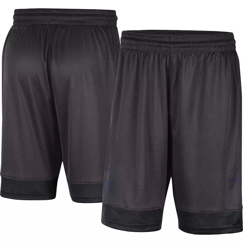 Men's Nike Charcoal Clemson Tigers Performance Fast Break Shorts, Size: XL Product Image