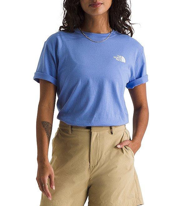 The North Face Crew Neck Rib Knit Short Sleeve Box Tee Product Image