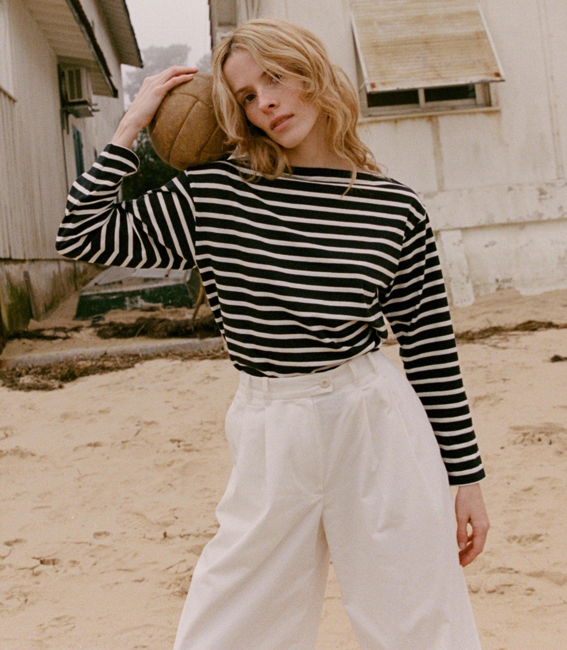 IRENE TEE -- BRETON STRIPE Product Image