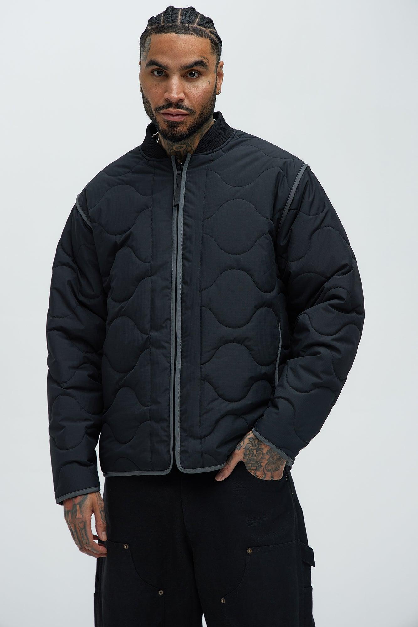 Hartford Ripstop Quilted Jacket - Black Product Image