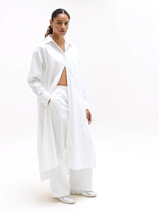 Drift Poplin Long Shirt Dress Product Image