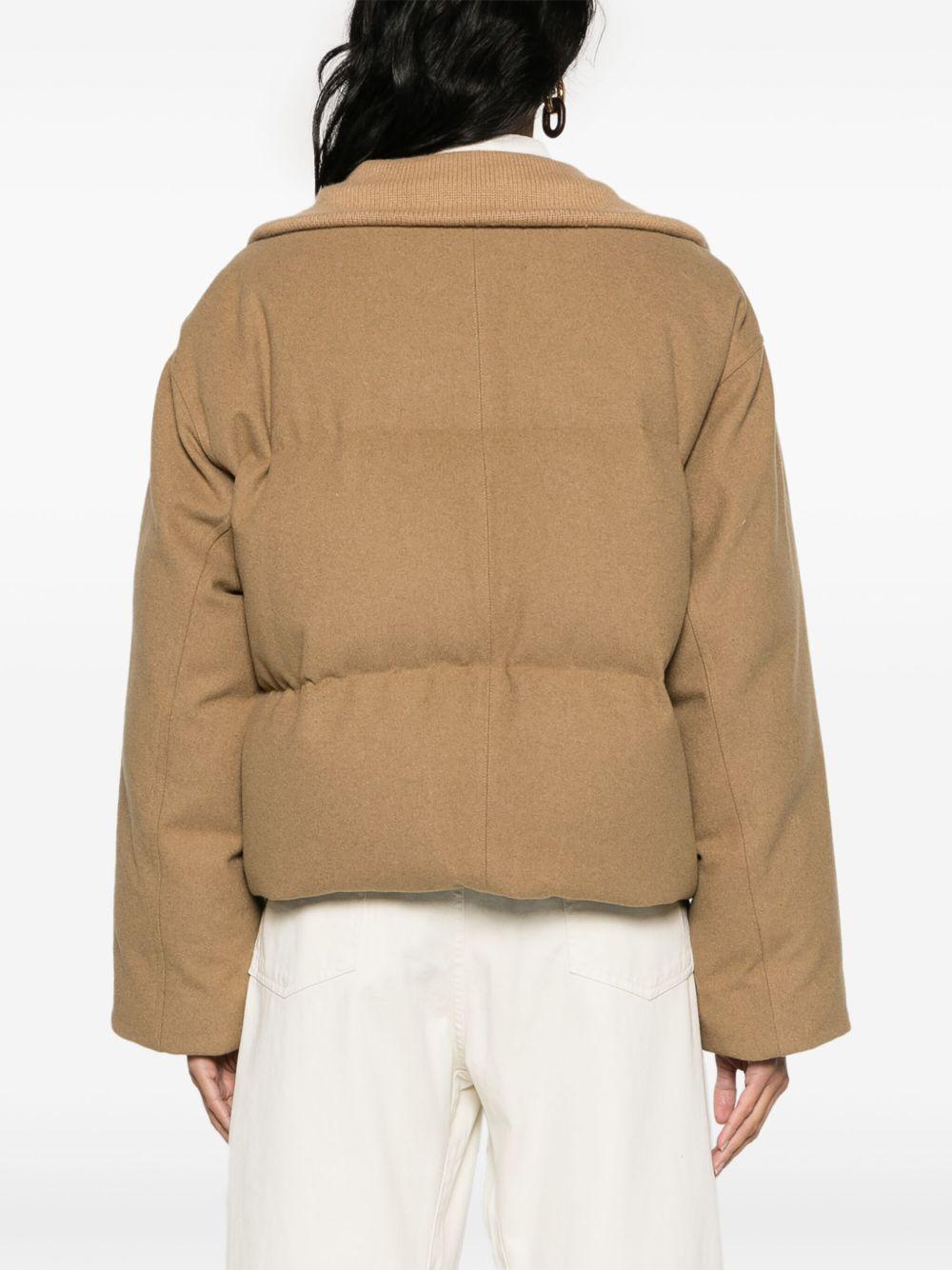 flannel puffer jacket Product Image