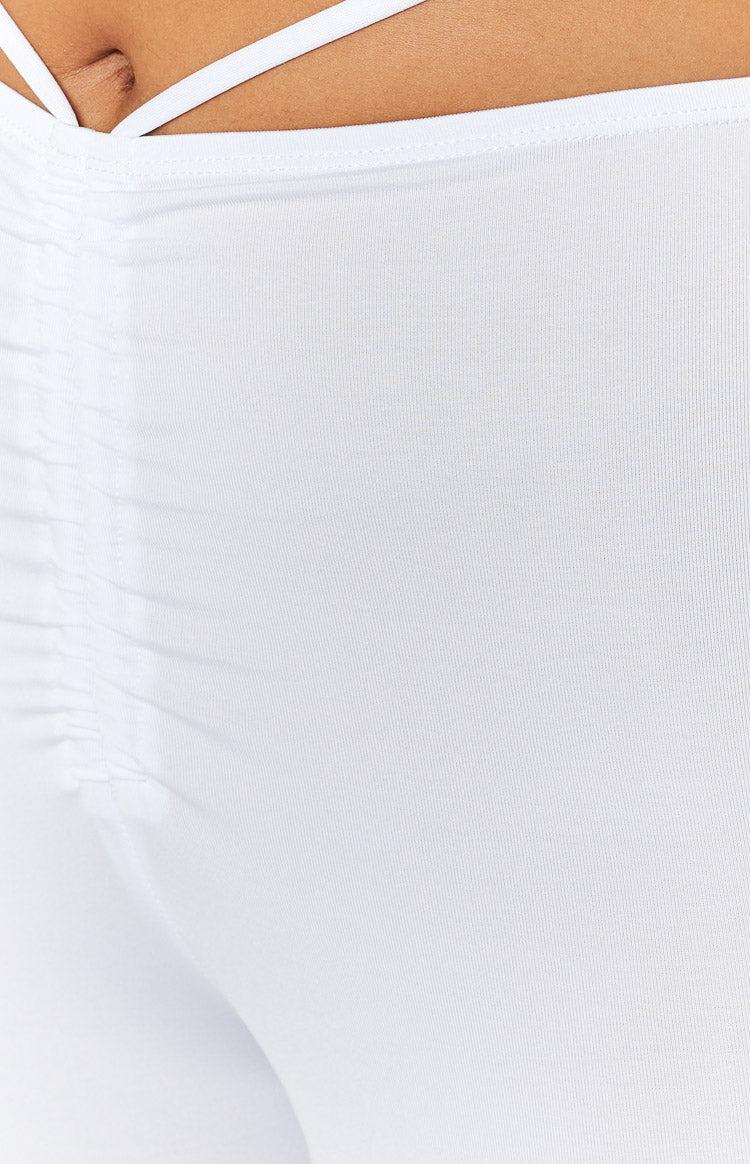 Amethyst White Waist Tie Pants Product Image