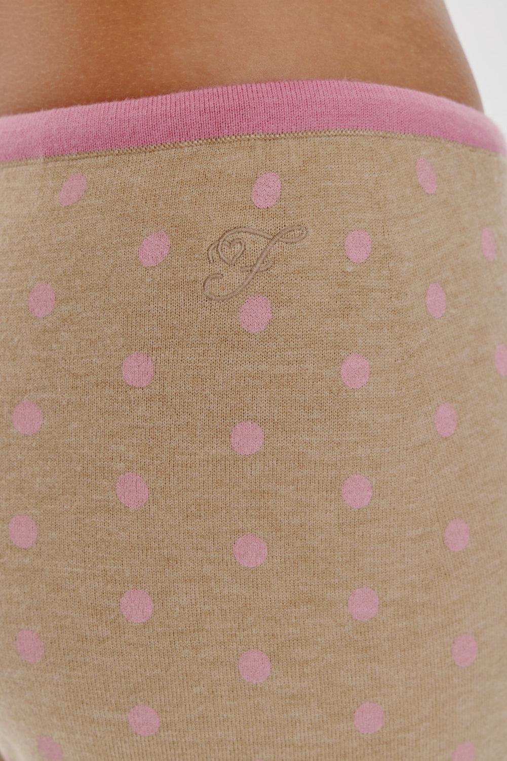 Mellow Knit Pants - Pink Ornaments Product Image