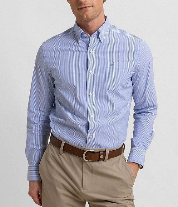 Southern Tide Charleston Granby Stripe Long Sleeve Woven Shirt Product Image