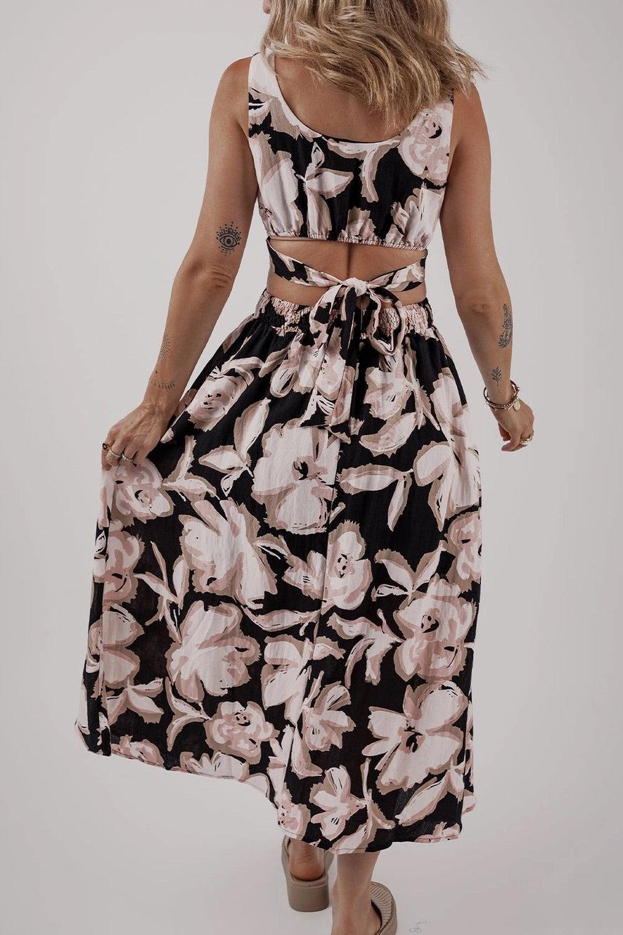 Floral Cutout Maxi Product Image