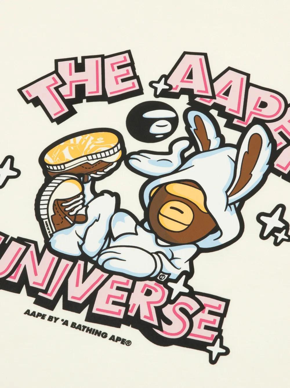 cartoon-print T-shirt Product Image