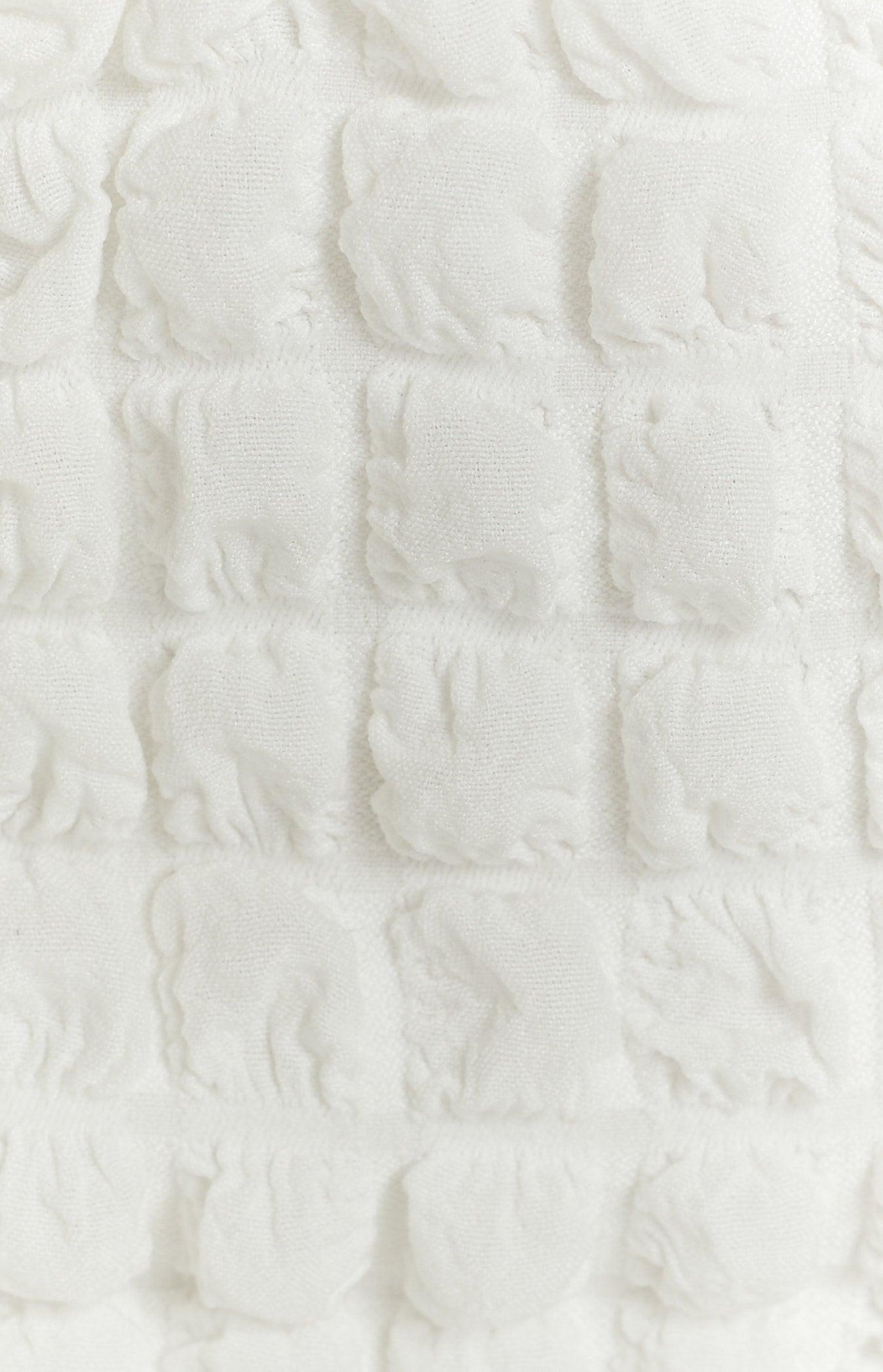 Bubble White Mini Skirt Product Image