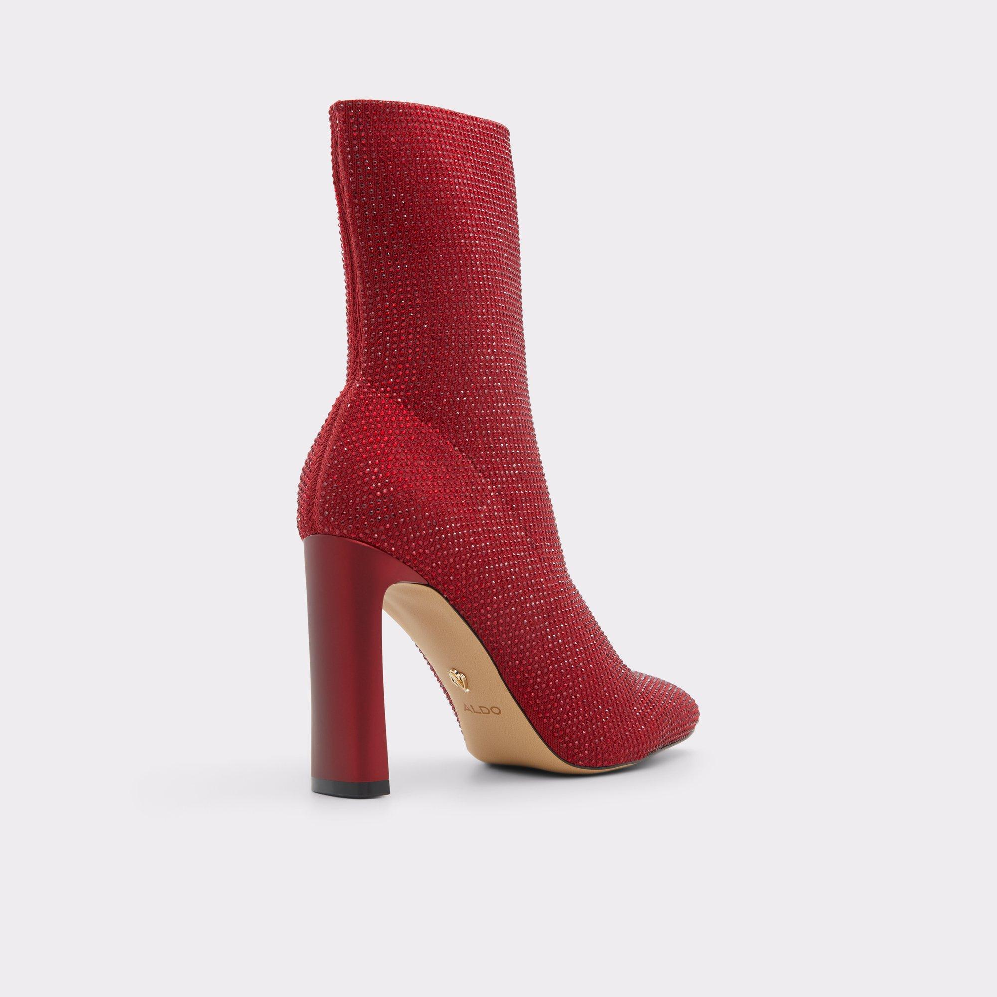 ALDO Faelora - Women's Ankle Boot - Red, Size 6 Product Image