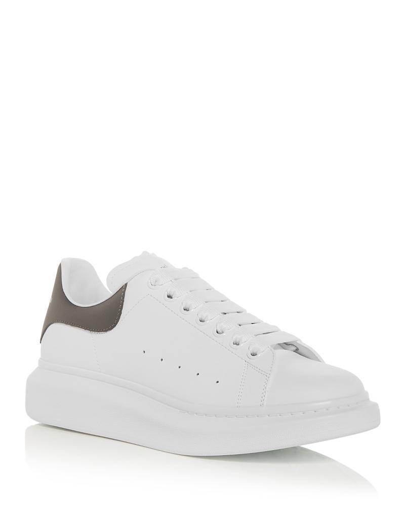 Mens Oversized Leather Platform Sneakers Product Image