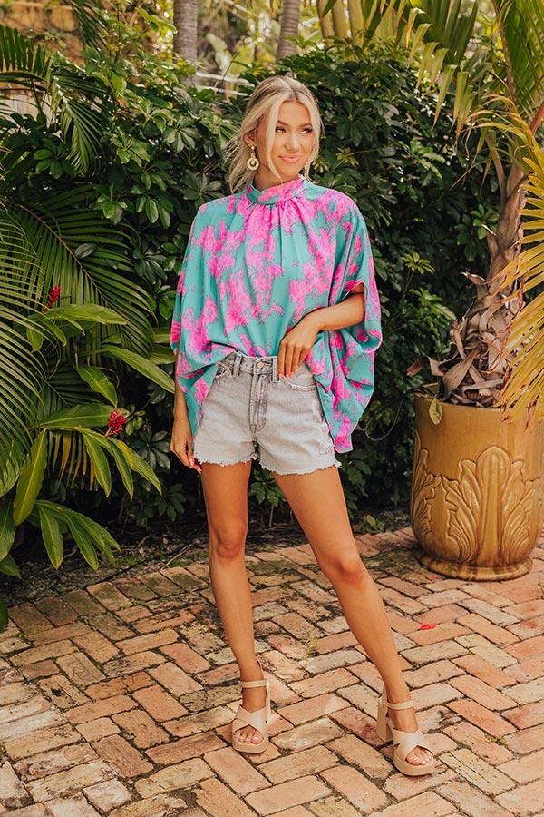 Just USA Nayeli High Waist Frayed Shorts Product Image