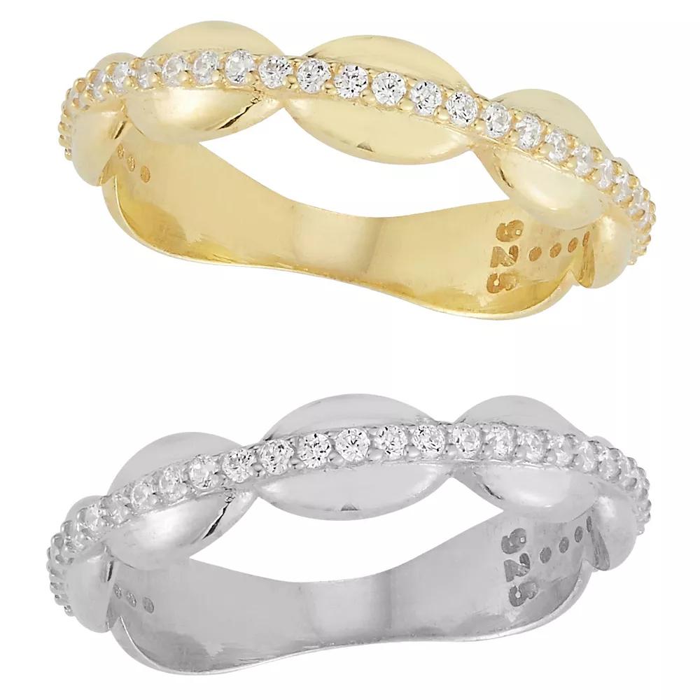 Sunkissed Sterling Sterling Silver Hinged Hoop Earrings, Women's, Gold Tone Product Image