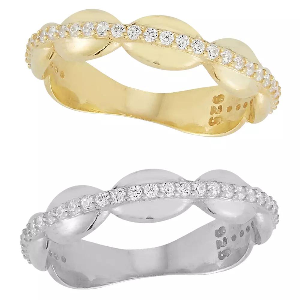 Sunkissed Sterling Sterling Silver Hinged Hoop Earrings, Women's, Gold Tone Product Image