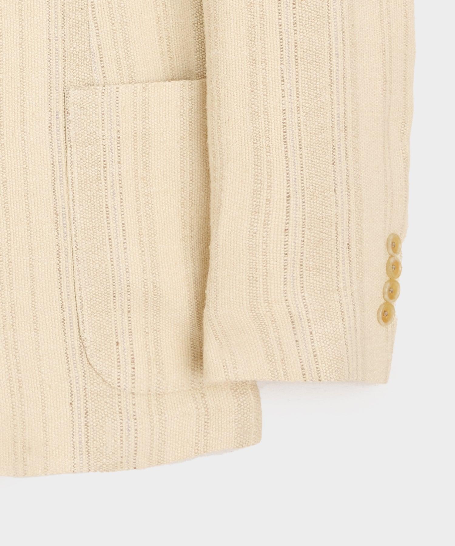 Italian Linen Silk Double Stripe Sport Coat Product Image