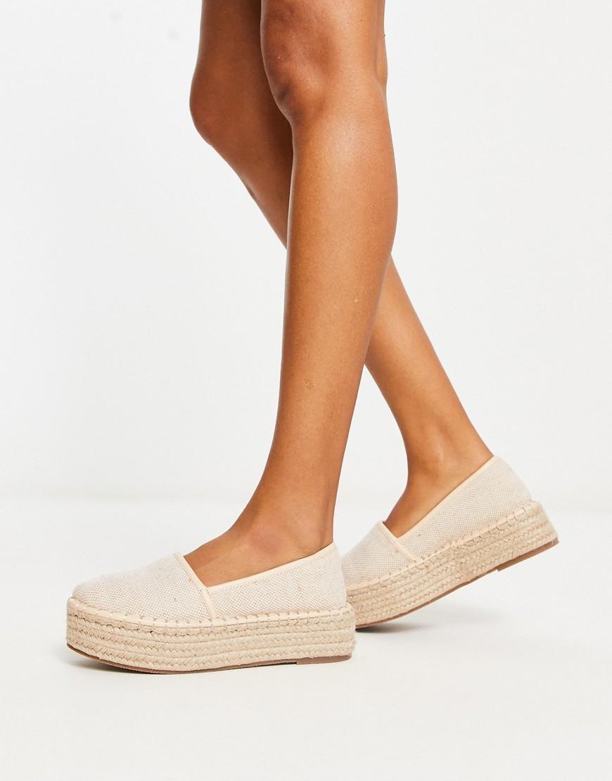 ASOS DESIGN Journal flatform espadrilles Product Image