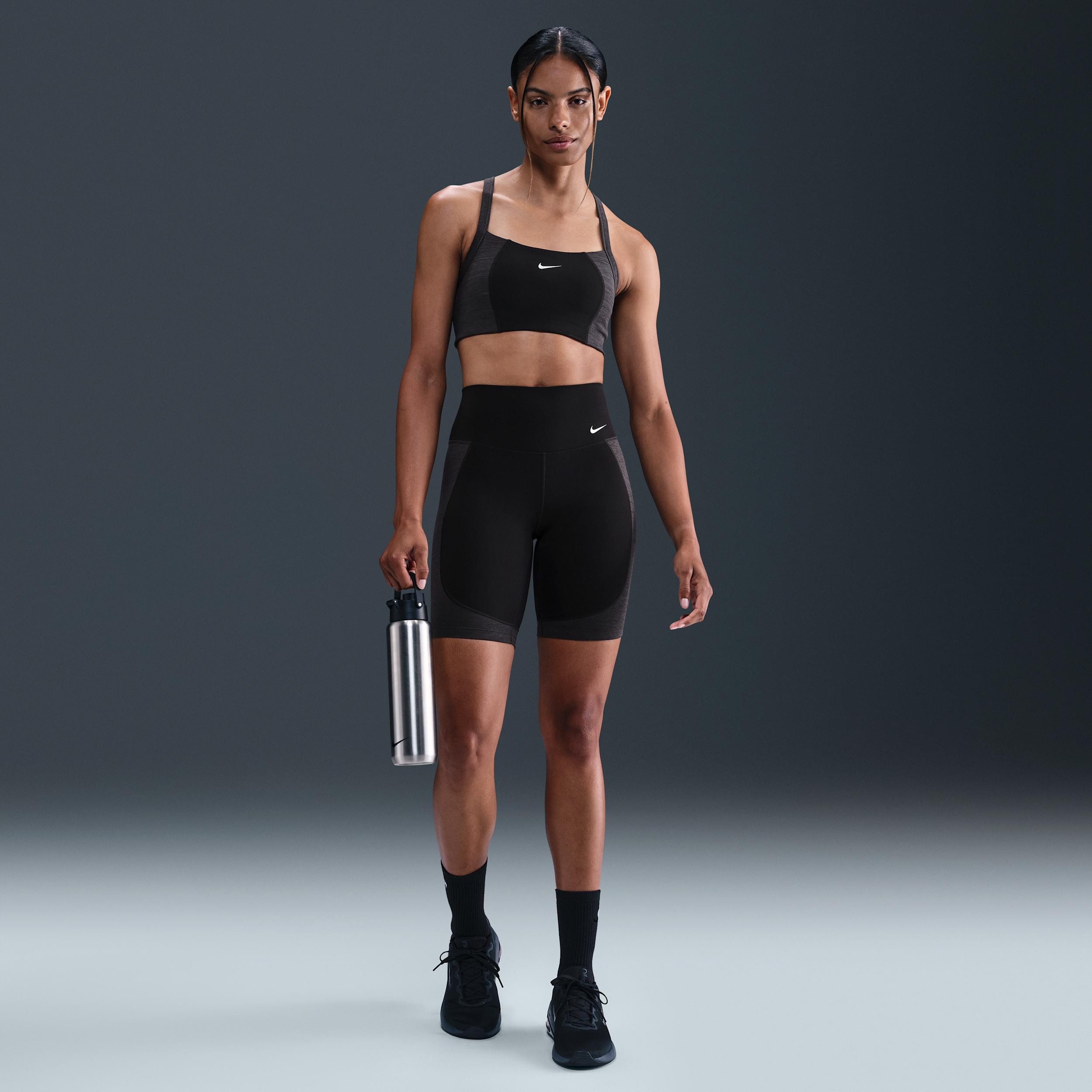 Nike Womens One Light-Support Padded Sports Bra | HQ2807-010 Product Image