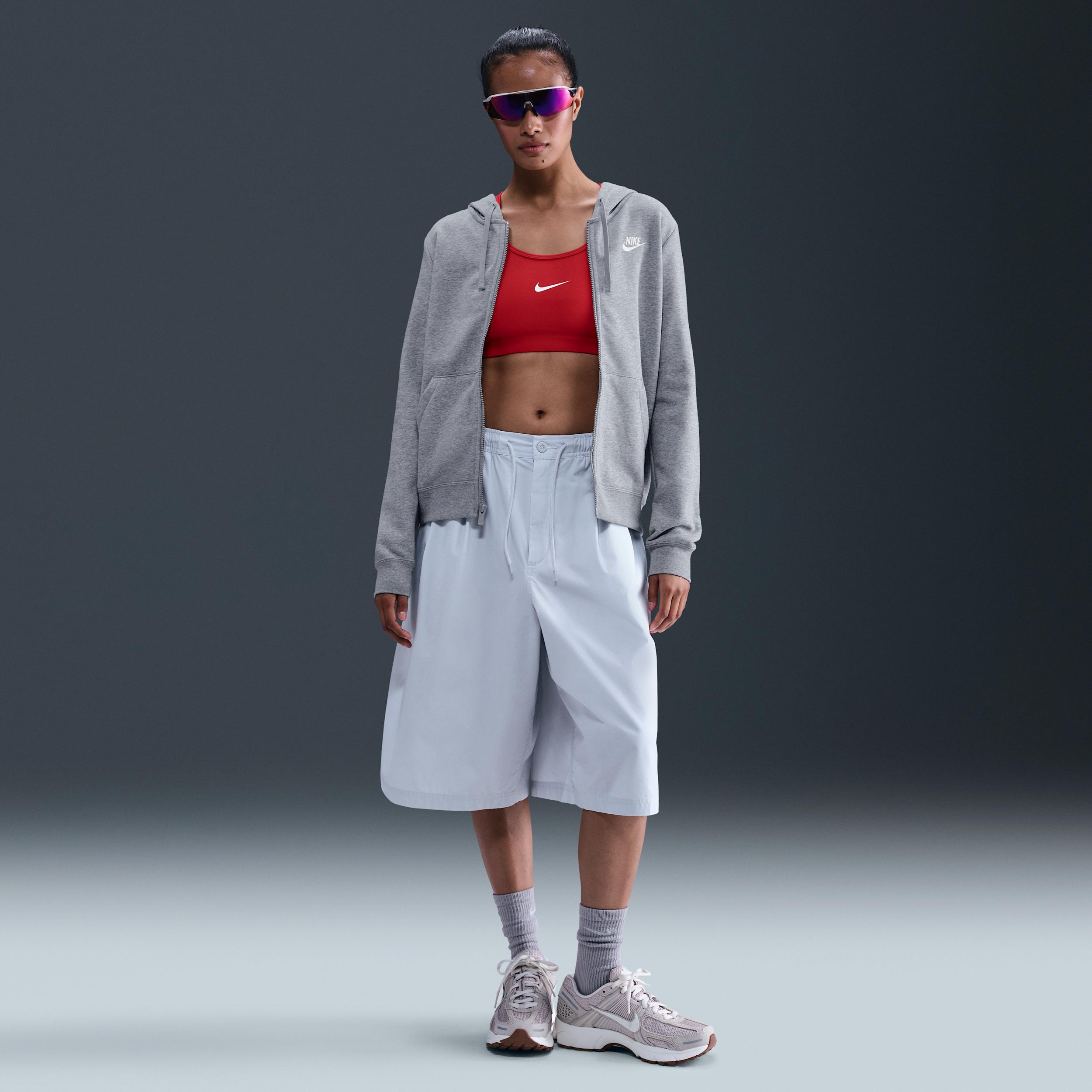 Womens Nike Sportswear Club Fleece Full-Zip Hoodie | DQ5471-063 Product Image