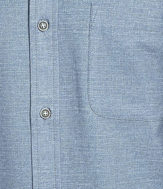 Rowm Performance Rec + Relax Short Sleeve Solid Textured Shirt Product Image