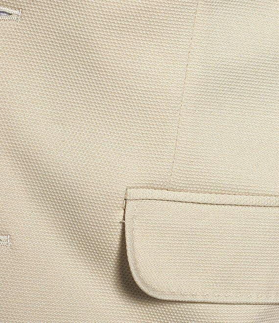 Murano Slim Fit Solid Textured Knit Blazer Product Image