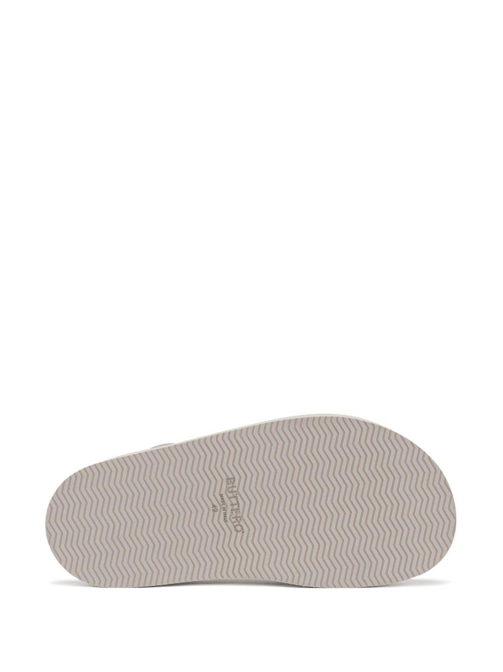 woven-design suede slippers Product Image