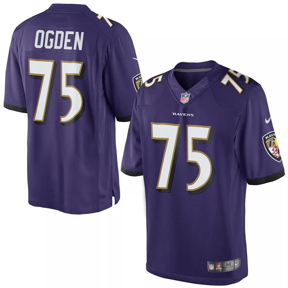 Mens Nike Jonathan Ogden Purple Baltimore Ravens Retired Player Limited Jersey, Men's,  Product Image